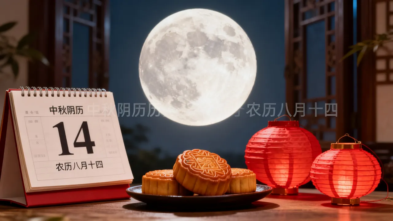 中秋阴历14是几月几号,农历八月十四是中秋节吗 中秋阴历14是几月几号,农历八月十四是中秋节吗