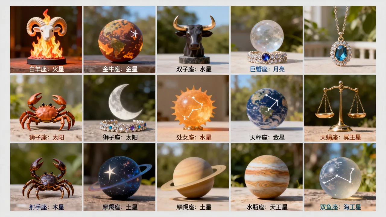 十二星座守护星分别是什么,十二星座守护星怎么查询? 十二星座守护星分别是什么,十二星座守护星怎么查询?
