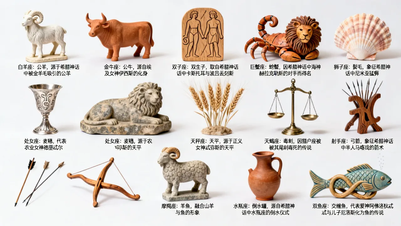十二星座分别是什么名字,十二星座名字的由来是什么? 十二星座分别是什么名字,十二星座名字的由来是什么?