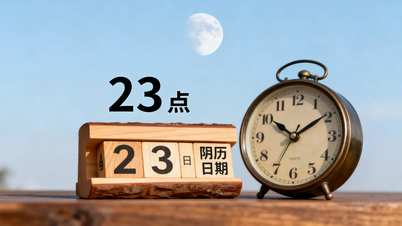 23点是阴历的哪一天？，23点阴历换日怎么算