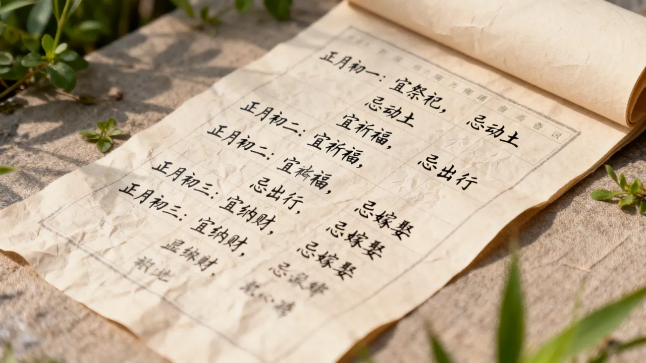 阴历每个日子的详解是什么？阴历每日宜忌吉凶查询表
