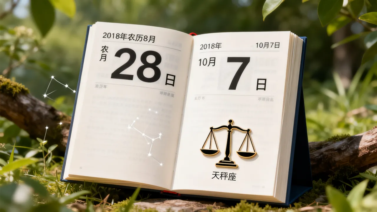 2018年农历8月28日是阳历几号,阴历八月二十八是什么星座 2018年农历8月28日是阳历几号,阴历八月二十八是什么星座