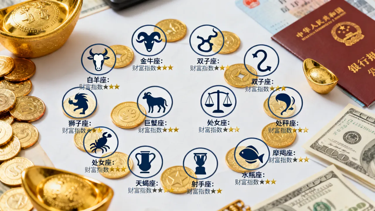 十二星座有钱吗，十二星座谁最有钱最富有的星座排名？