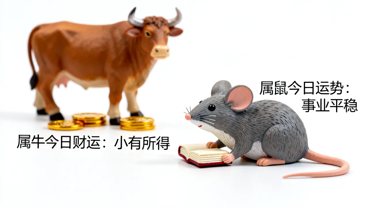 属鼠的人今日运势如何？属牛的人今日运势及财运详解