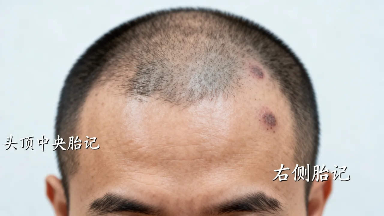 头顶胎记的位置与命运,头顶有胎记代表什么预兆? 头顶胎记的位置与命运,头顶有胎记代表什么预兆?