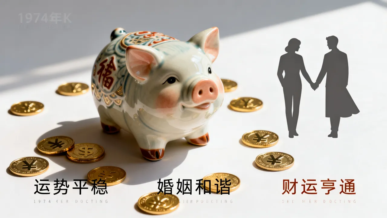 1974属猪的命运好不好？属猪人一生运势和婚姻财运详解