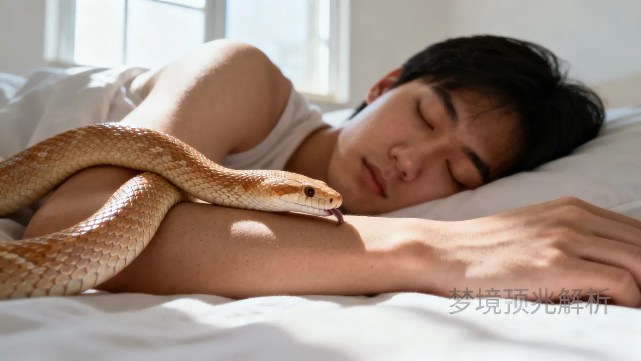 梦到被蛇舔是吉是凶？蛇舔身的梦境预兆解析
