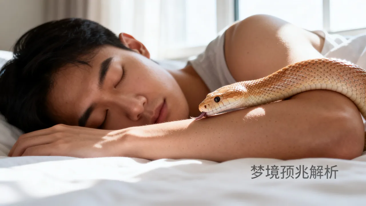 梦到被蛇舔是吉是凶？蛇舔身的梦境预兆解析