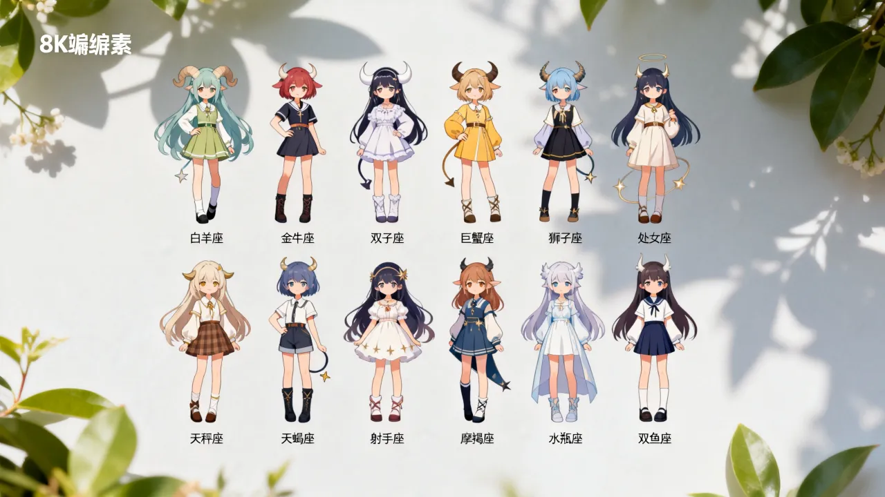 二次元十二星座少女谁最可爱?二次元十二星座少女谁是你的本命 二次元十二星座少女谁最可爱?二次元十二星座少女谁是你的本命