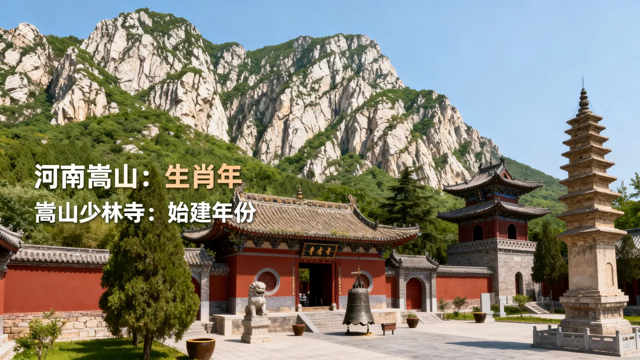 河南嵩山是什么生肖年,嵩山少林寺建于哪一年? 河南嵩山是什么生肖年,嵩山少林寺建于哪一年?