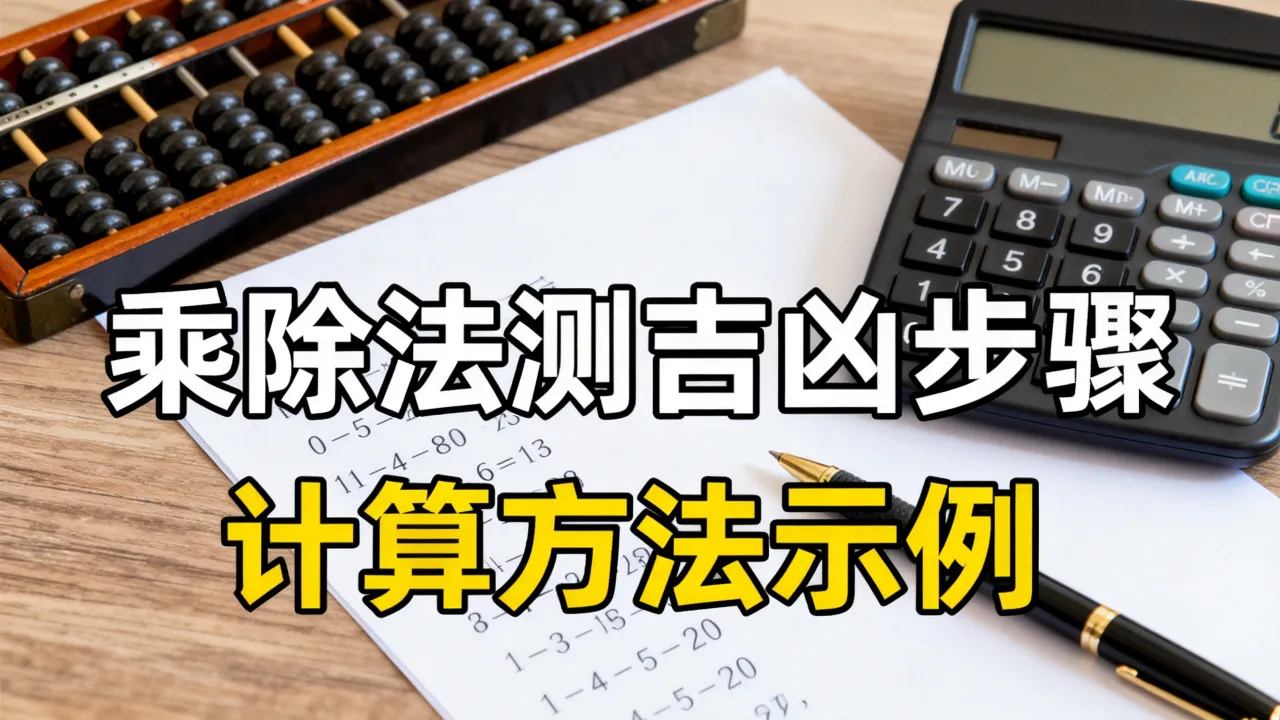 乘除法算吉凶吗怎么算,乘除法测吉凶的准确方法 乘除法算吉凶吗怎么算,乘除法测吉凶的准确方法
