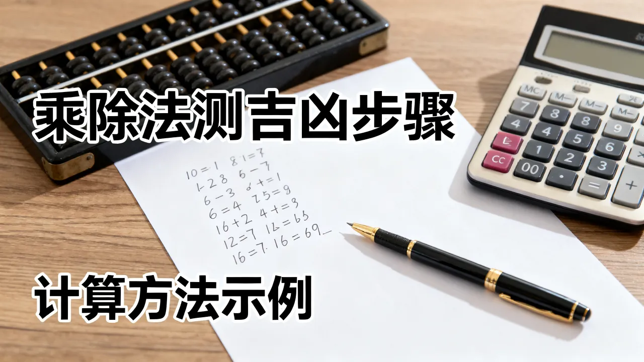 乘除法算吉凶吗怎么算,乘除法测吉凶的准确方法 乘除法算吉凶吗怎么算,乘除法测吉凶的准确方法