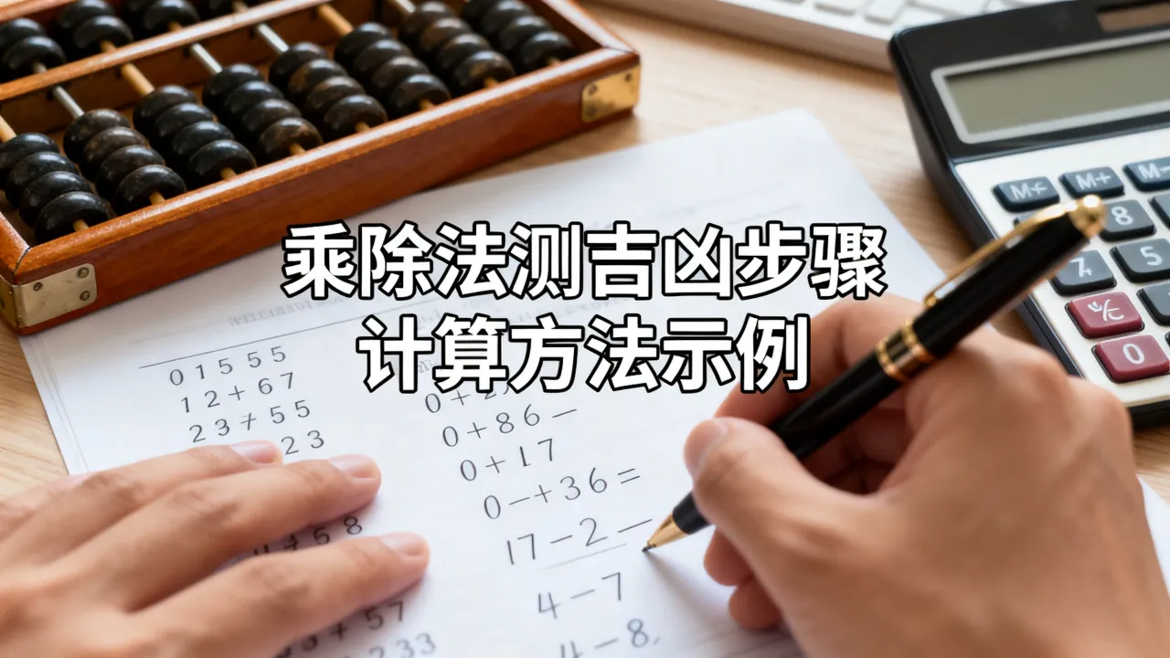 乘除法算吉凶吗怎么算,乘除法测吉凶的准确方法 乘除法算吉凶吗怎么算,乘除法测吉凶的准确方法