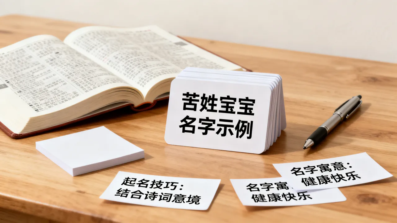 苦宝宝怎么起名好听？苦姓宝宝起名大全及技巧