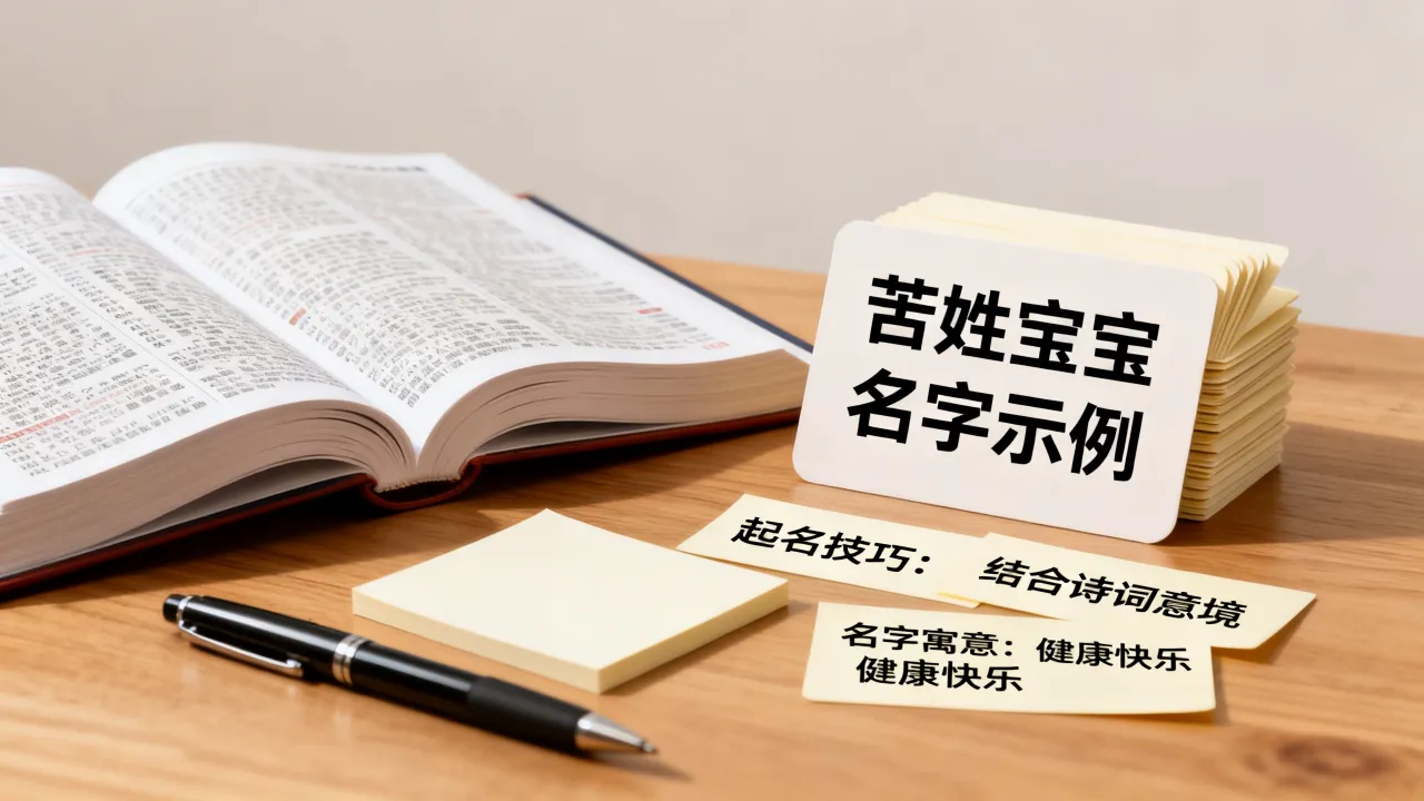 苦宝宝怎么起名好听？苦姓宝宝起名大全及技巧