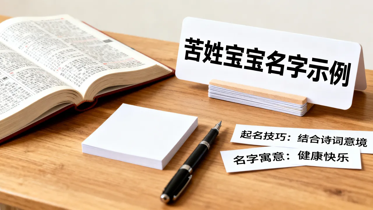 苦宝宝怎么起名好听？苦姓宝宝起名大全及技巧