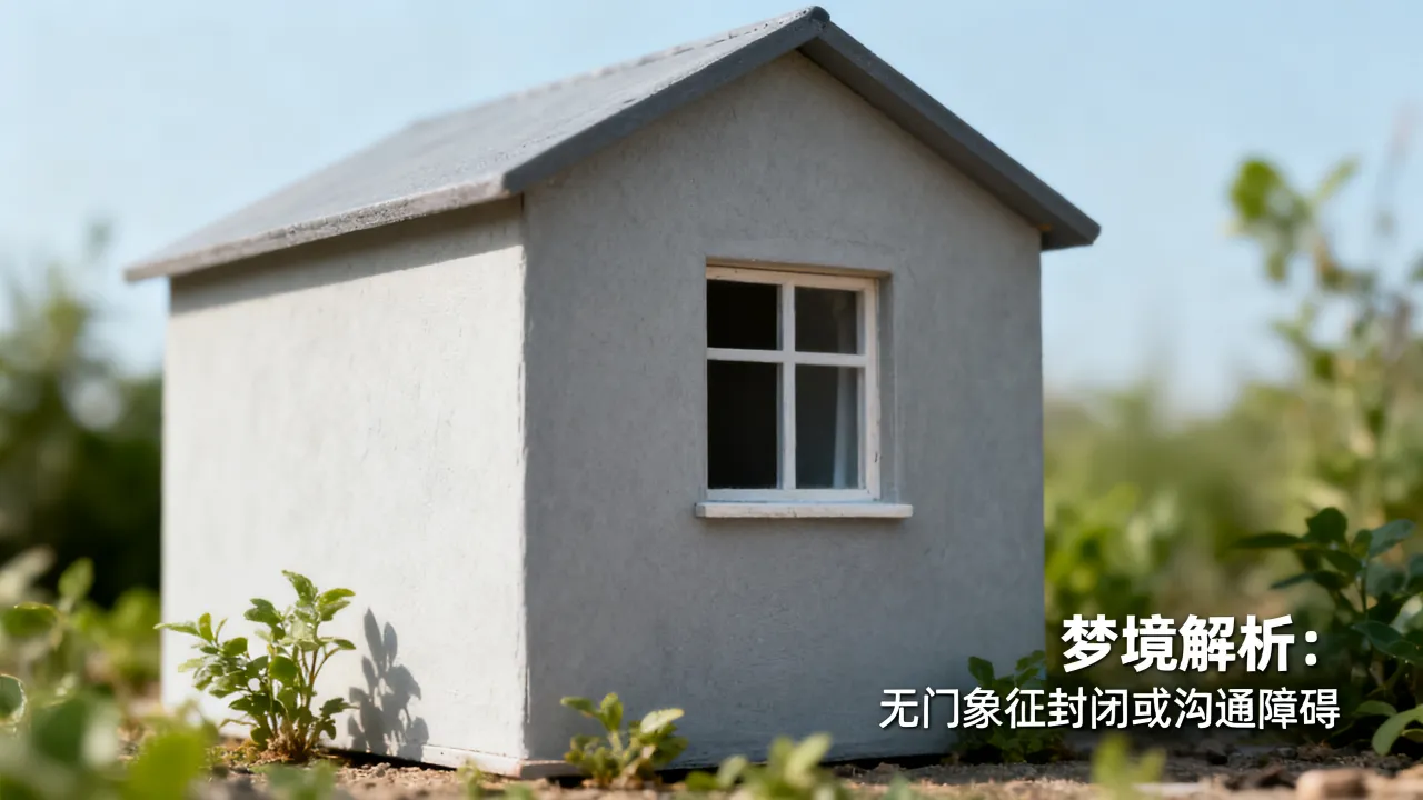 梦到房子无门好不好，梦见房子没有门是什么意思？