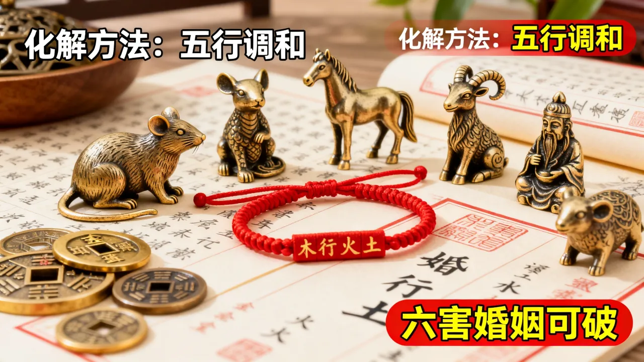 属相相害怎么化解吉凶，六害婚姻能破吗？