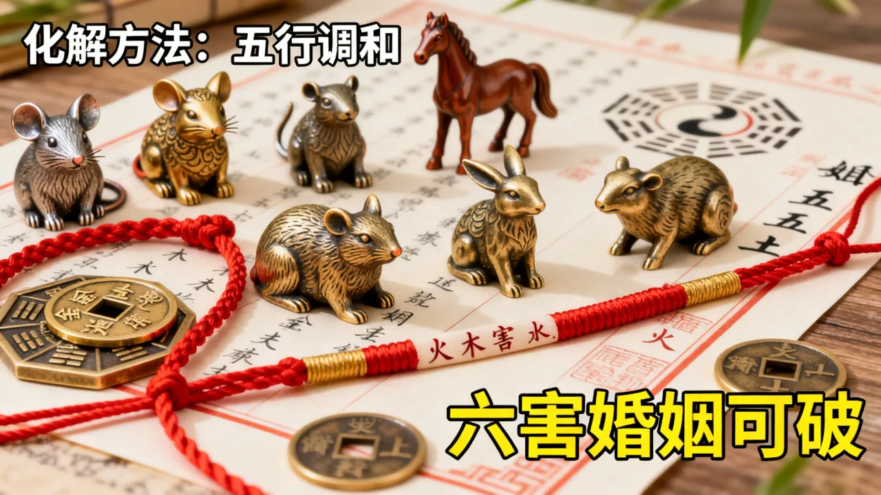 属相相害怎么化解吉凶，六害婚姻能破吗？
