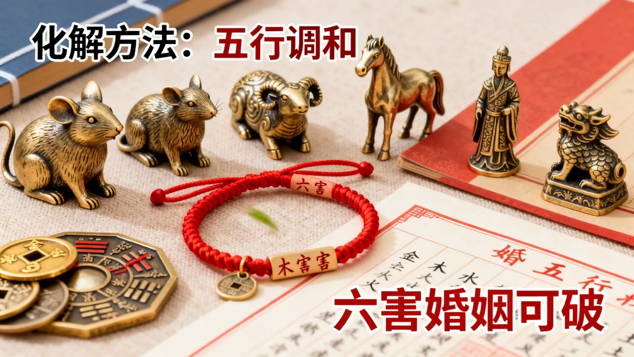 属相相害怎么化解吉凶，六害婚姻能破吗？