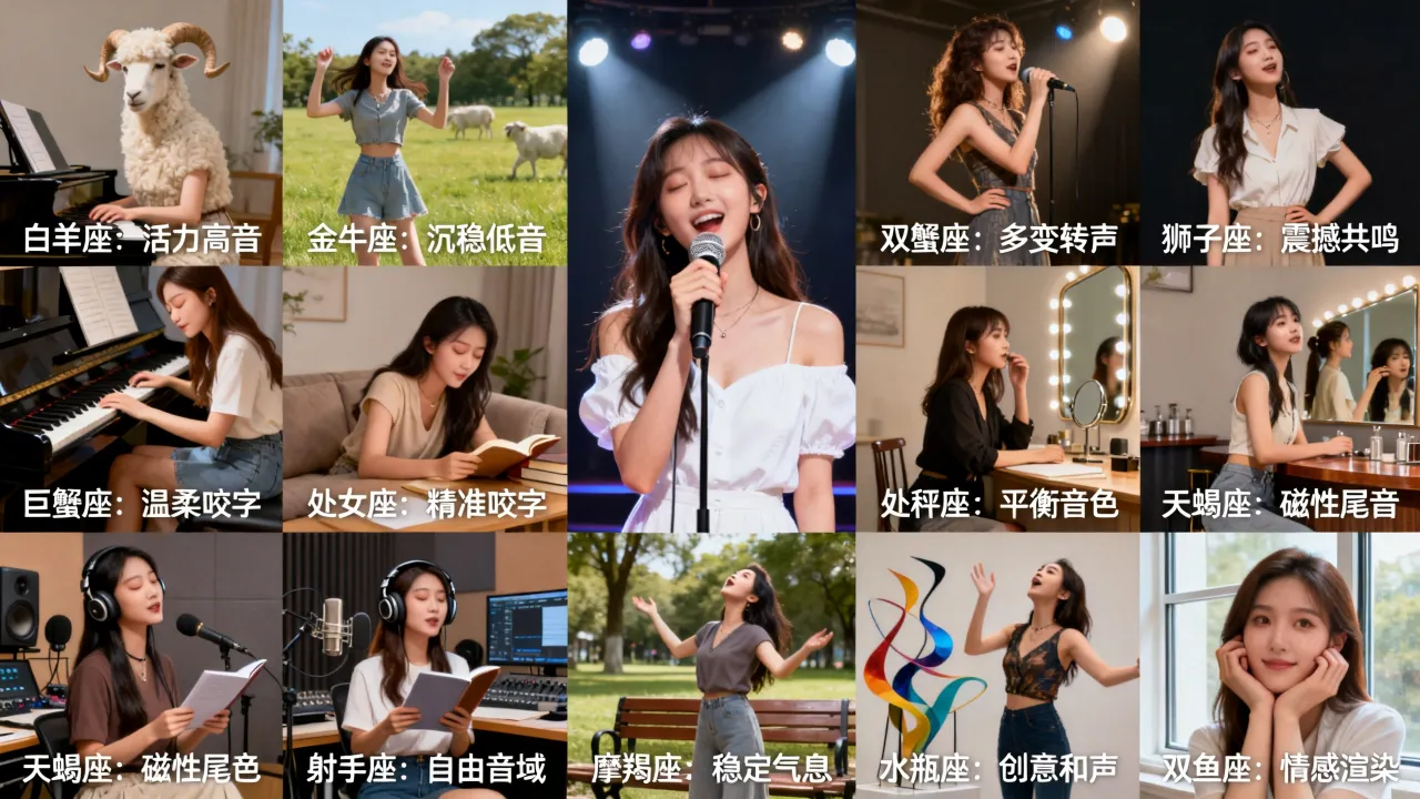 十二星座女生唱歌谁最好听?十二星座女生唱歌有什么特点 十二星座女生唱歌谁最好听?十二星座女生唱歌有什么特点