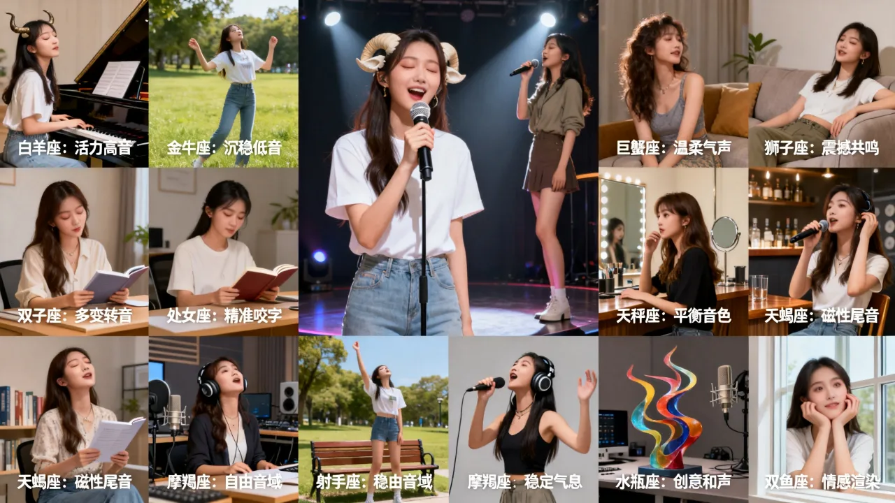 十二星座女生唱歌谁最好听?十二星座女生唱歌有什么特点 十二星座女生唱歌谁最好听?十二星座女生唱歌有什么特点