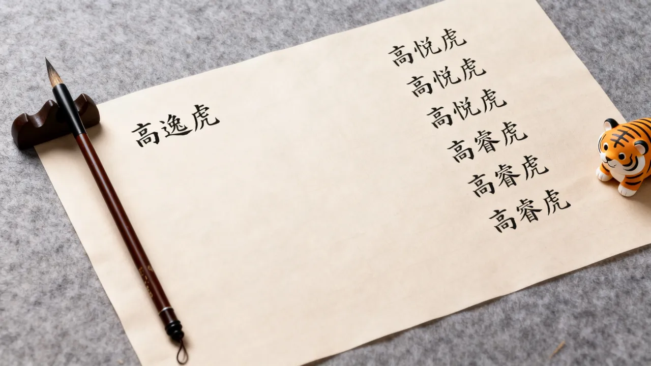 高姓虎宝宝怎么起名，高姓虎年宝宝取名宜用字有哪些？