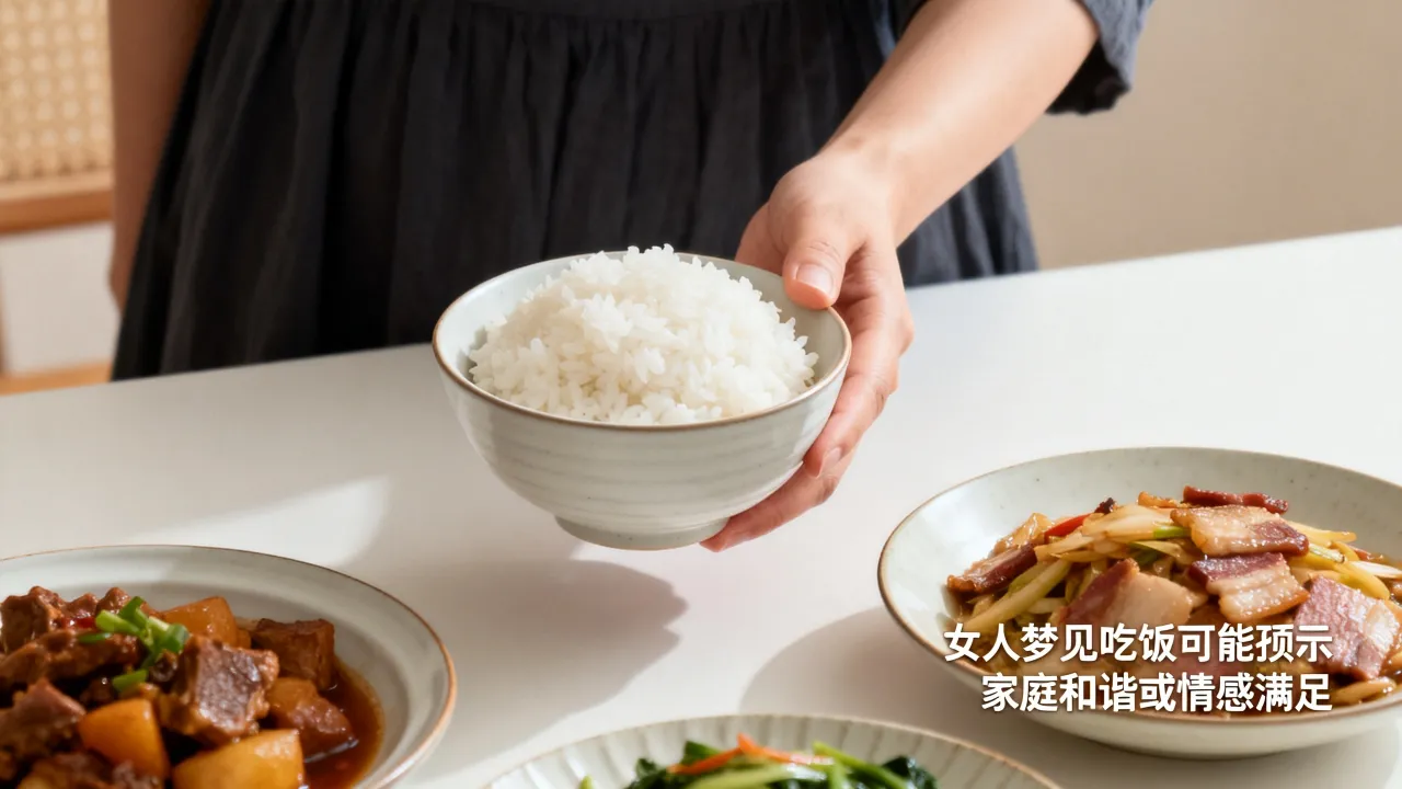 梦见吃饭是啥意思,女人梦见吃饭有什么预兆 梦见吃饭是啥意思,女人梦见吃饭有什么预兆