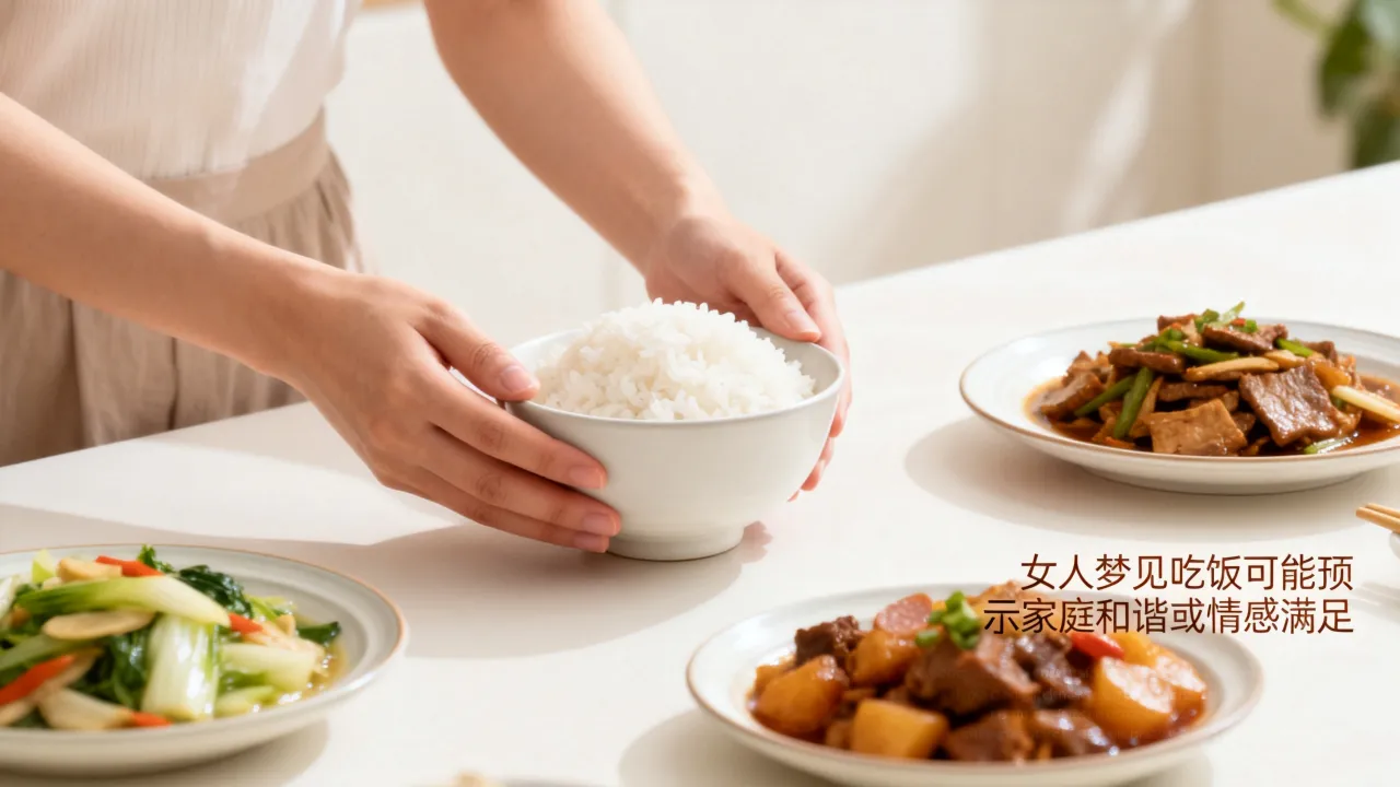 梦见吃饭是啥意思,女人梦见吃饭有什么预兆 梦见吃饭是啥意思,女人梦见吃饭有什么预兆