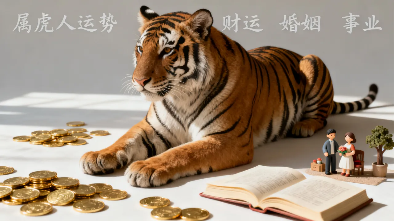 属虎的一生命运如何，属虎人一生运势财运婚姻事业怎么样？