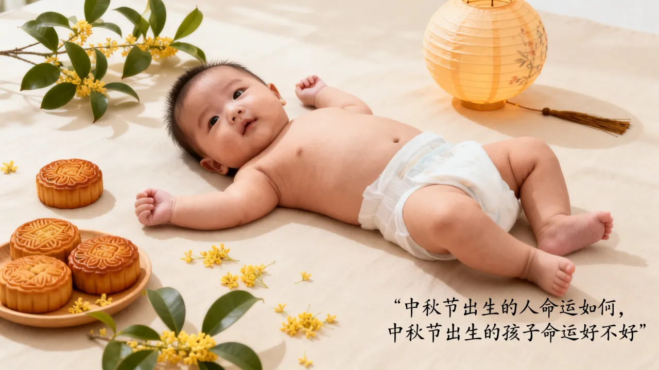 中秋节出生的人命运如何，中秋节出生的孩子命运好不好