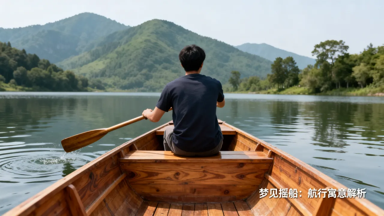 梦见摇船有什么寓意吗，梦见摇船航行是吉是凶
