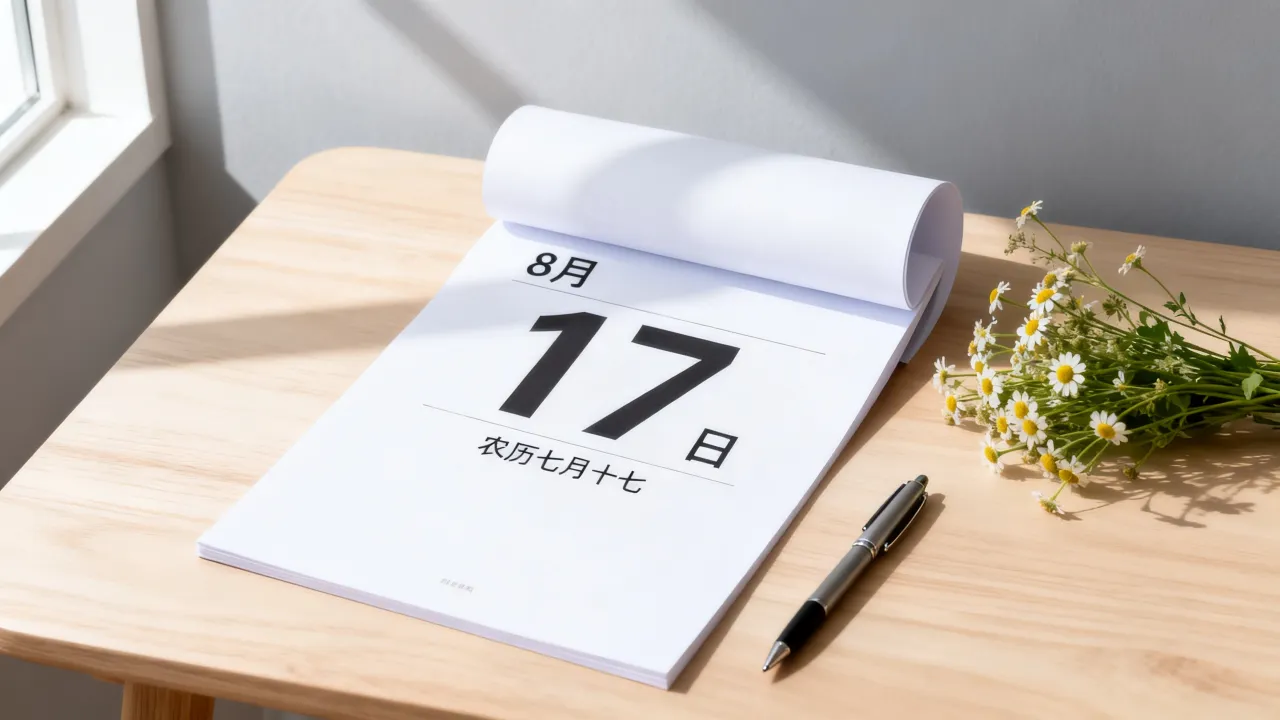 8月17阴历是几号,农历七月十七是什么日子? 8月17阴历是几号,农历七月十七是什么日子?