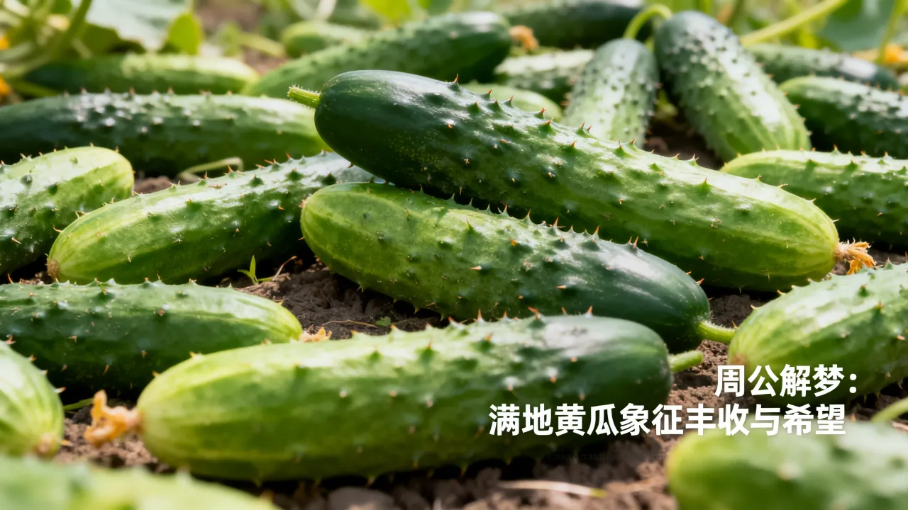 梦见满地黄瓜是好是坏，周公解梦梦见满地黄瓜是什么意思？