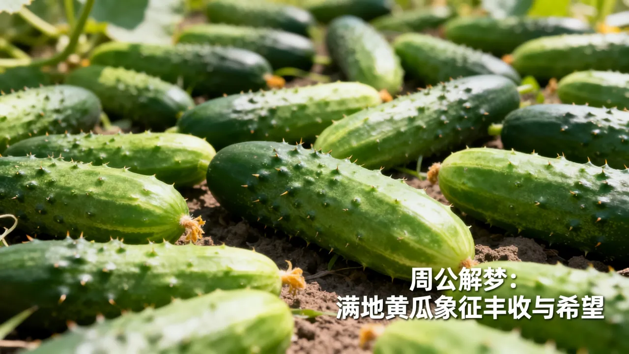 梦见满地黄瓜是好是坏,周公解梦梦见满地黄瓜是什么意思? 梦见满地黄瓜是好是坏,周公解梦梦见满地黄瓜是什么意思?