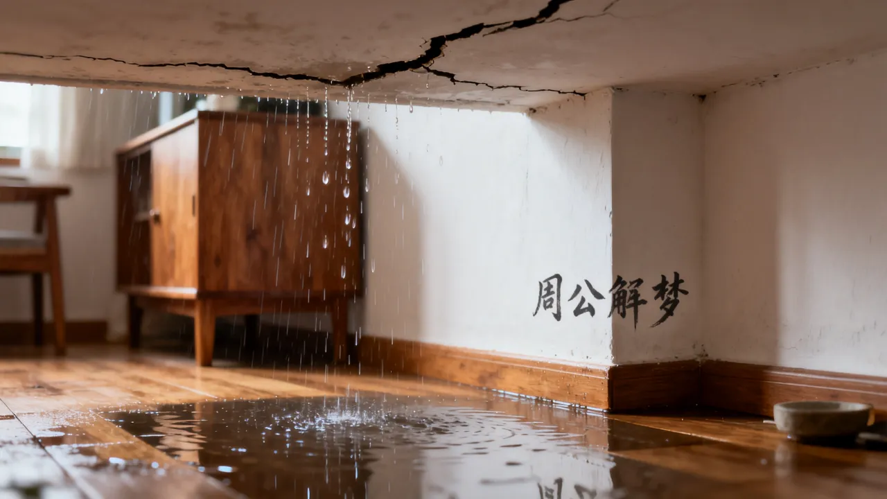 梦到下雨房漏水有什么说法,周公解梦梦见漏水预示啥? 梦到下雨房漏水有什么说法,周公解梦梦见漏水预示啥?