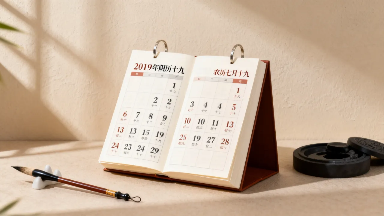 2019年阴历十九是什么日子,农历七月十九是几月几号 2019年阴历十九是什么日子,农历七月十九是几月几号