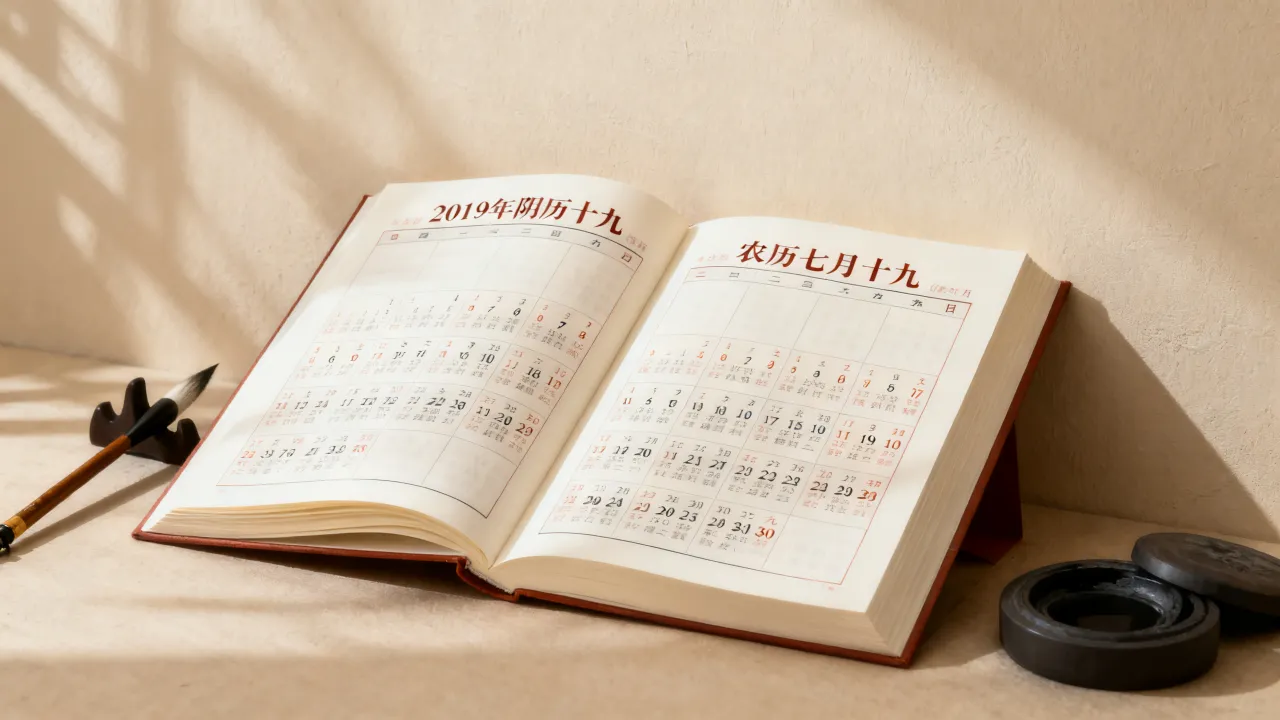 2019年阴历十九是什么日子,农历七月十九是几月几号 2019年阴历十九是什么日子,农历七月十九是几月几号