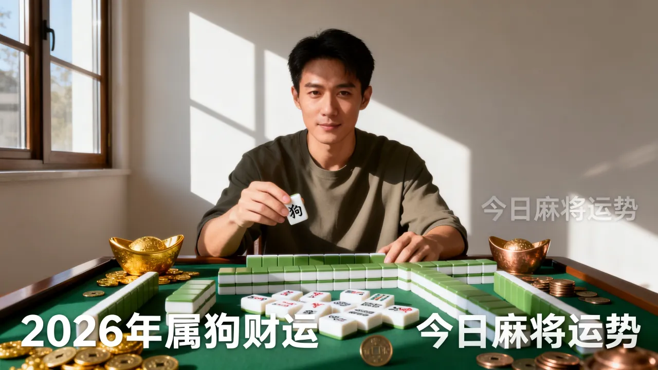 2026属狗财运如何走旺,今日打麻将运势能爆棚吗? 2026属狗财运如何走旺,今日打麻将运势能爆棚吗?