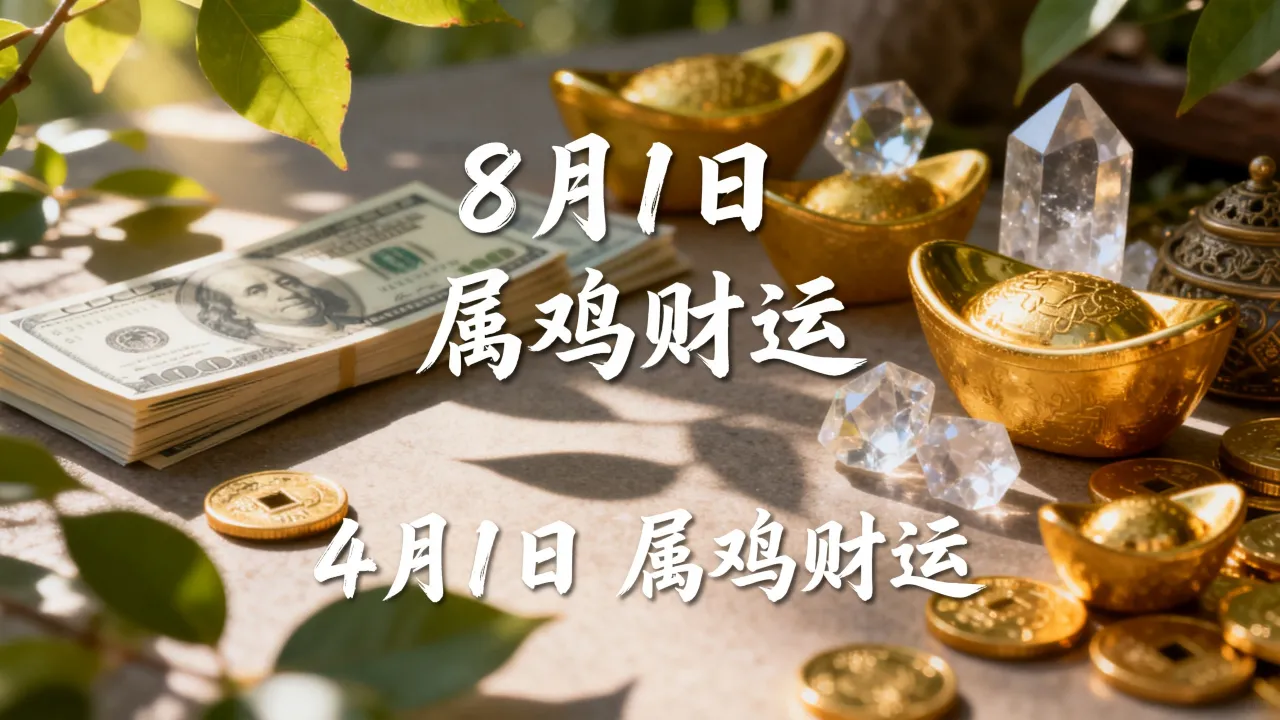 8月1号属鸡的财运如何，4月1日属鸡人财运走势如何？
