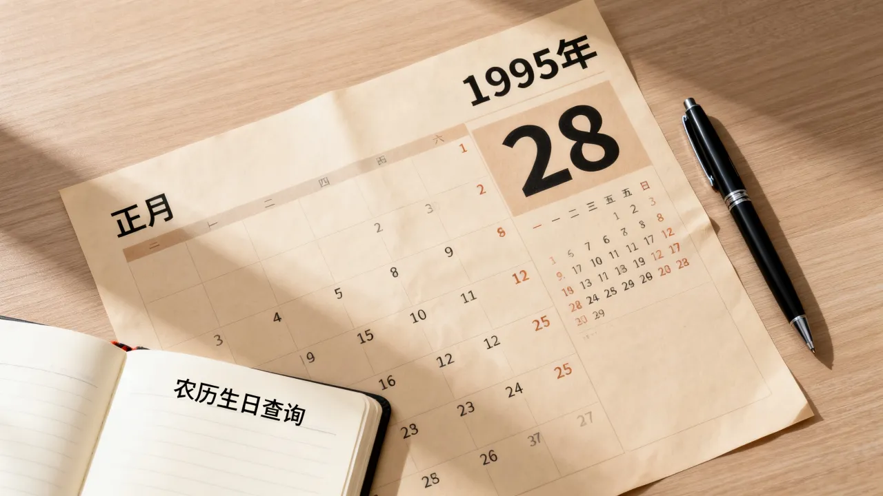1995年阴历正月28是公历几号?农历生日查询 1995年阴历正月28是公历几号?农历生日查询