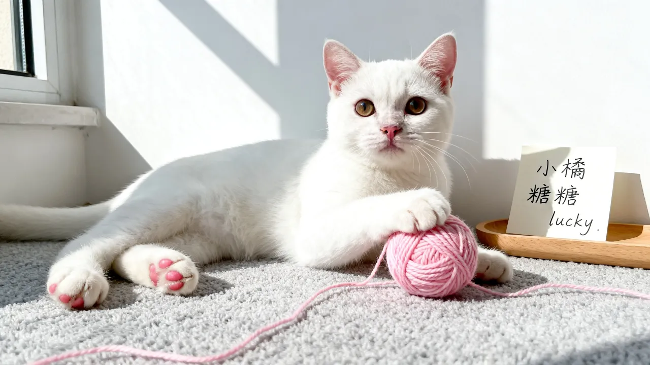 猫咪起名什么宝宝好听？怎么给小猫取个可爱又吉利的名字？