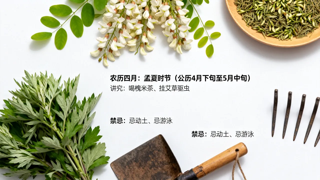 农历四月是什么时候，农历四月有什么讲究和禁忌？