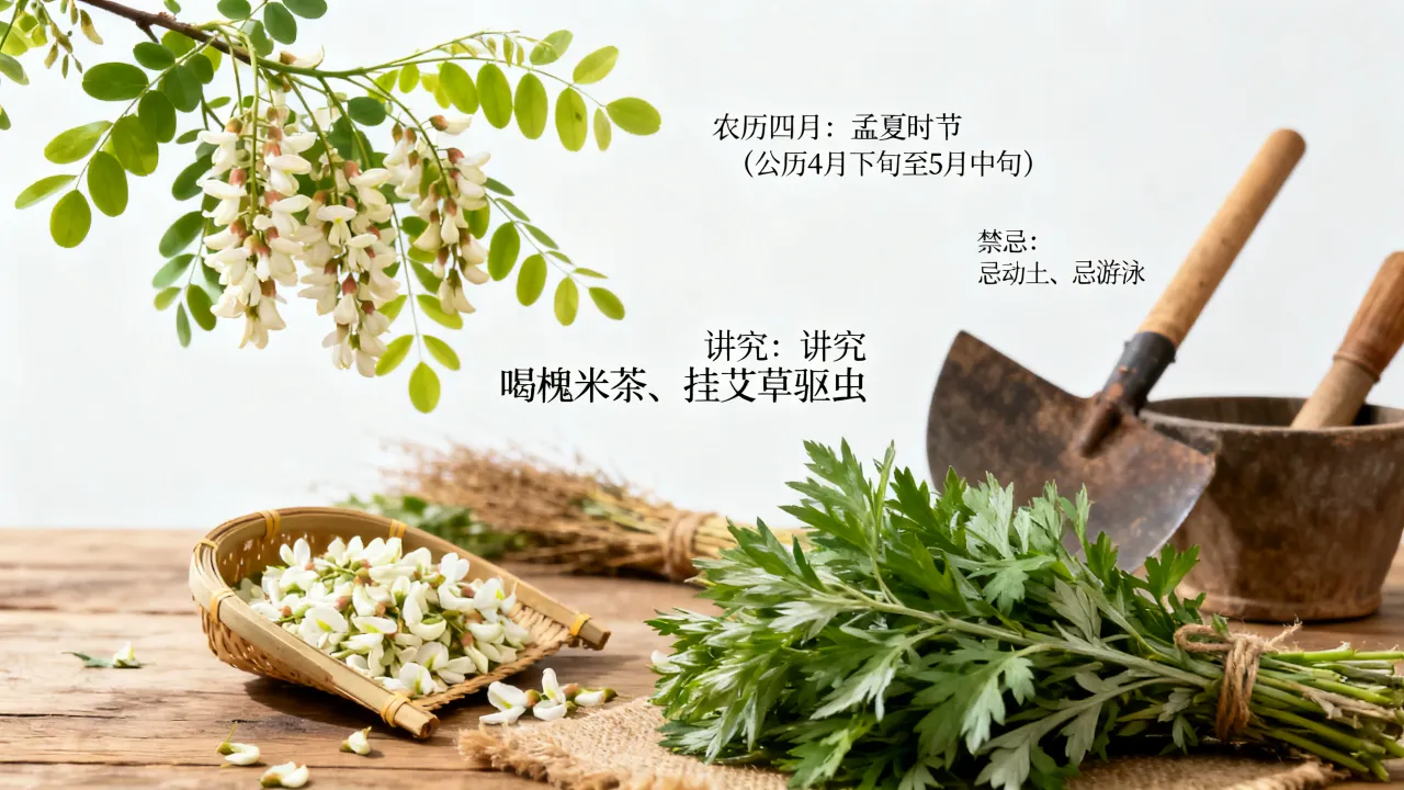 农历四月是什么时候，农历四月有什么讲究和禁忌？