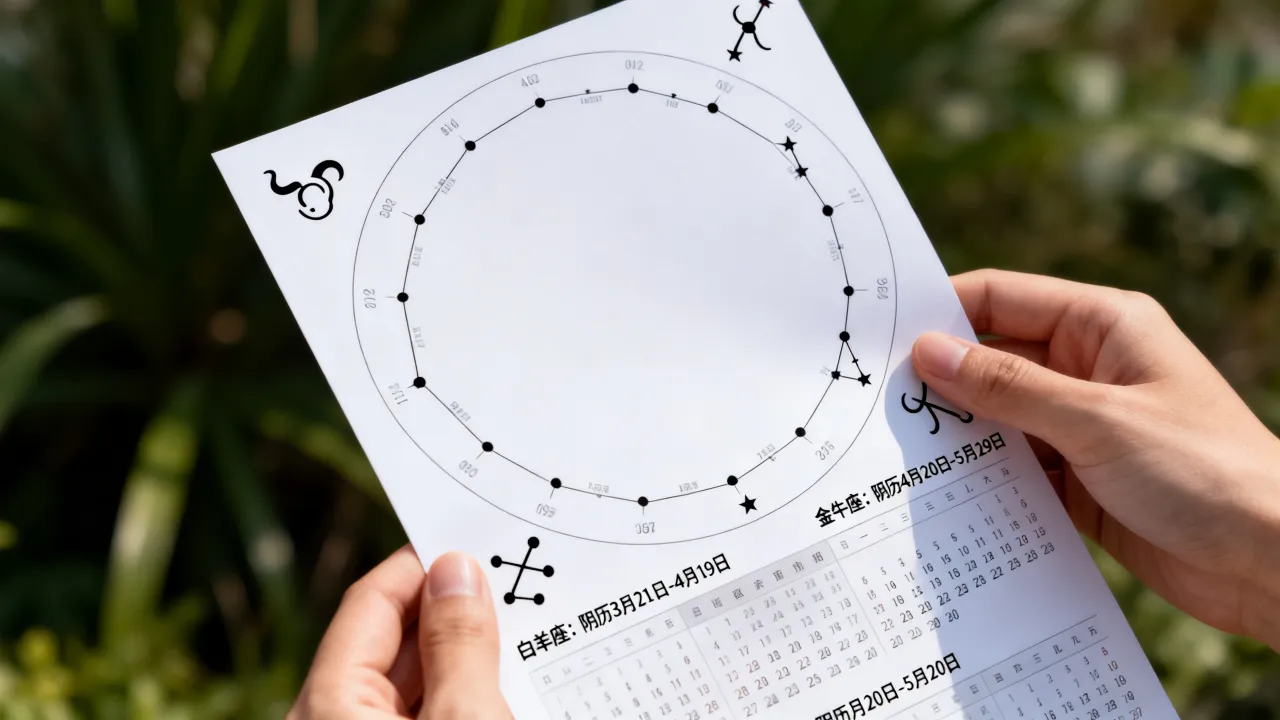 十二星座表阴历怎么看？阴历十二星座表怎么查？
