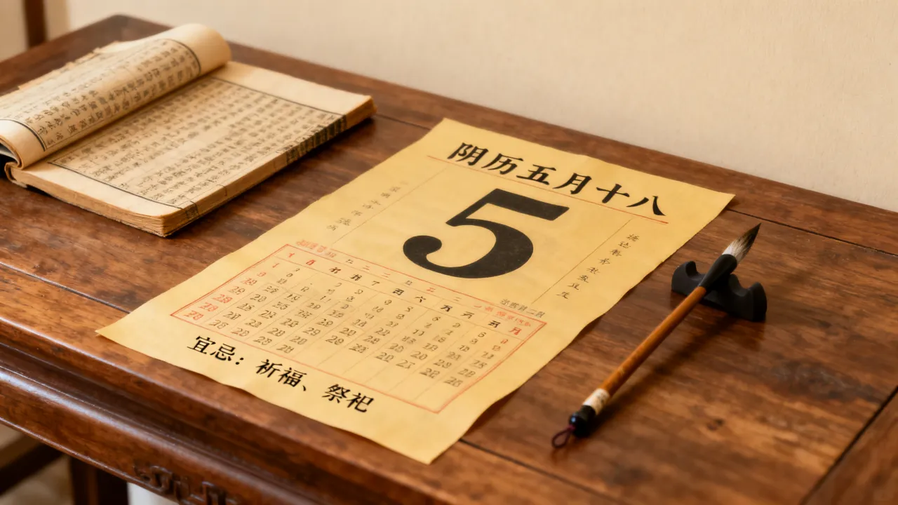 阴历五月十八黄历是什么日子，宜忌如何查询