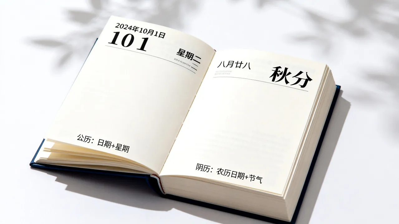日历上面显示的是公历还是阴历,怎么快速区分? 日历上面显示的是公历还是阴历,怎么快速区分?