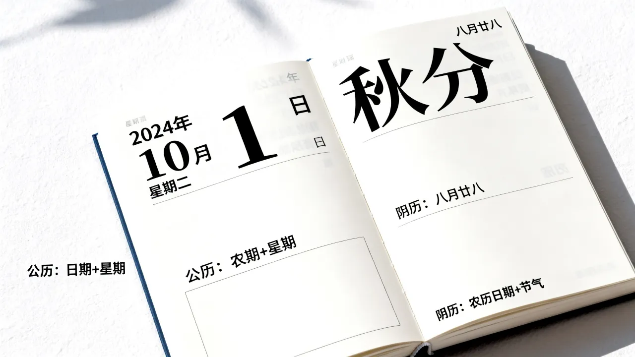 日历上面显示的是公历还是阴历,怎么快速区分? 日历上面显示的是公历还是阴历,怎么快速区分?
