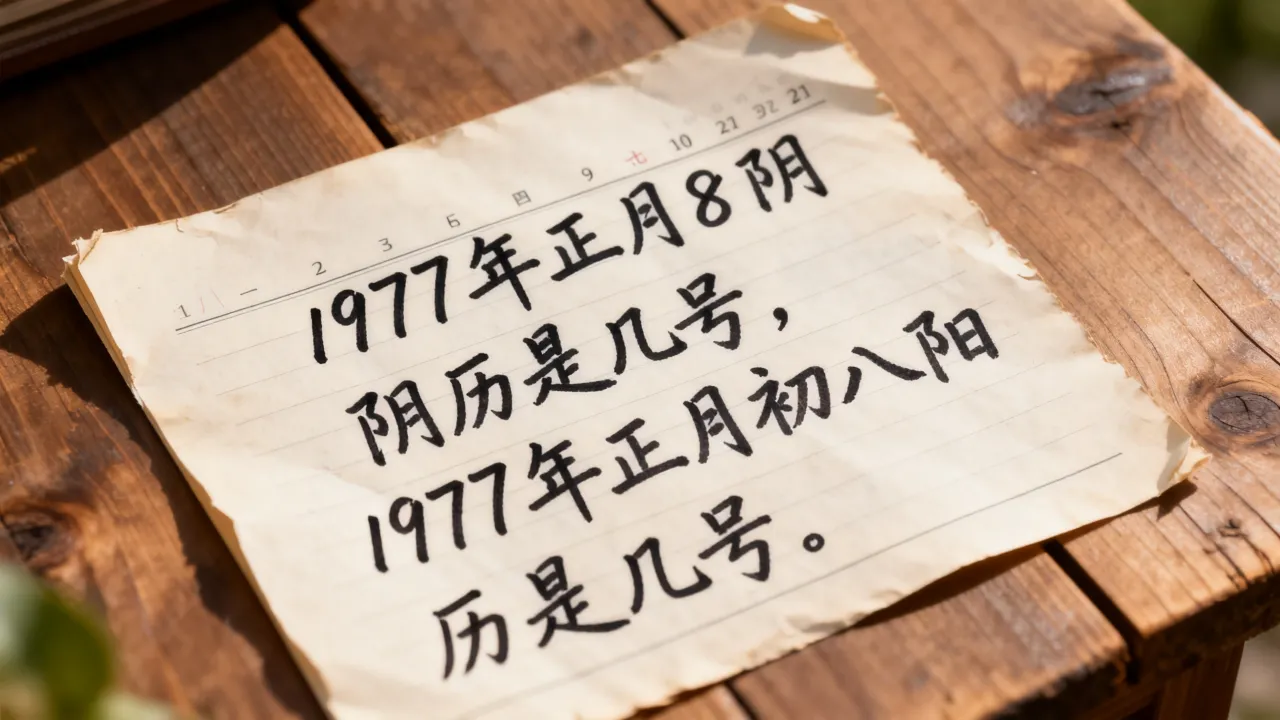 1977年正月8阴历是几号,1977年正月初八阳历是几号 1977年正月8阴历是几号,1977年正月初八阳历是几号