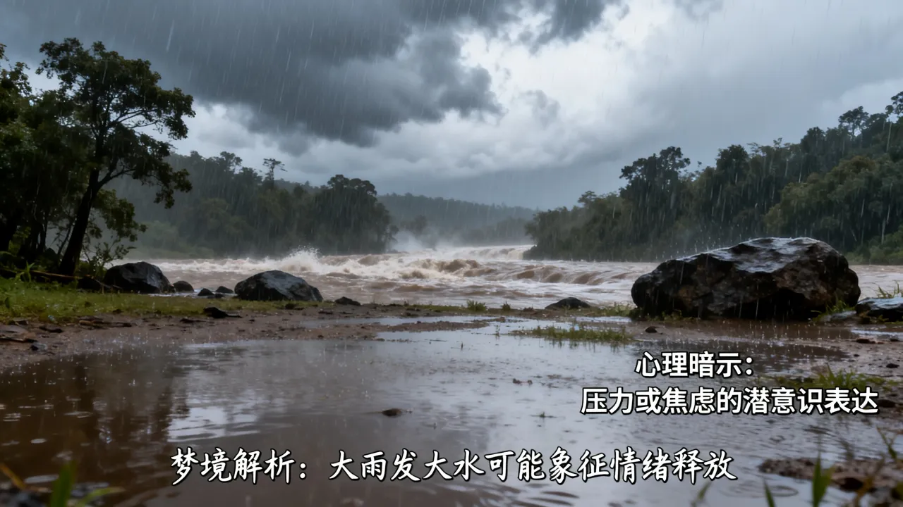 梦到大雨发大水预示了什么?梦见下大雨发大水是什么征兆 梦到大雨发大水预示了什么?梦见下大雨发大水是什么征兆